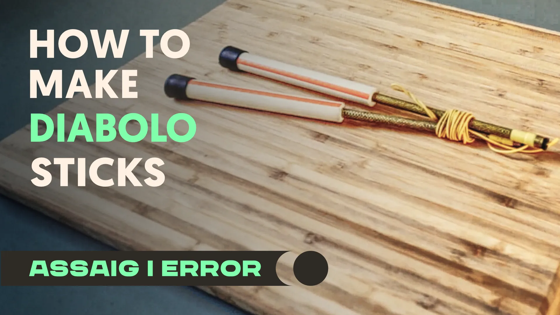How to make diabolo sticks